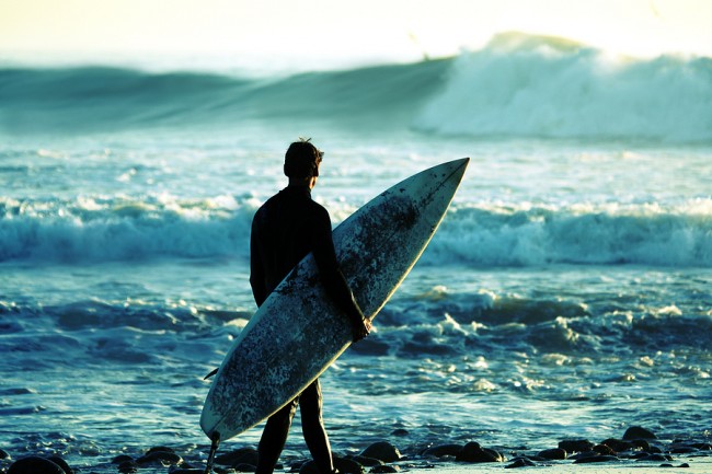   Surfer At Dusk Image ©Phase4Photography  