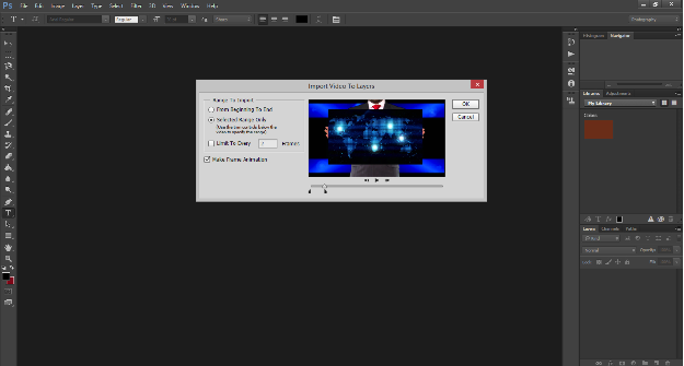  Screen shot image of Photoshop Layers tool.  