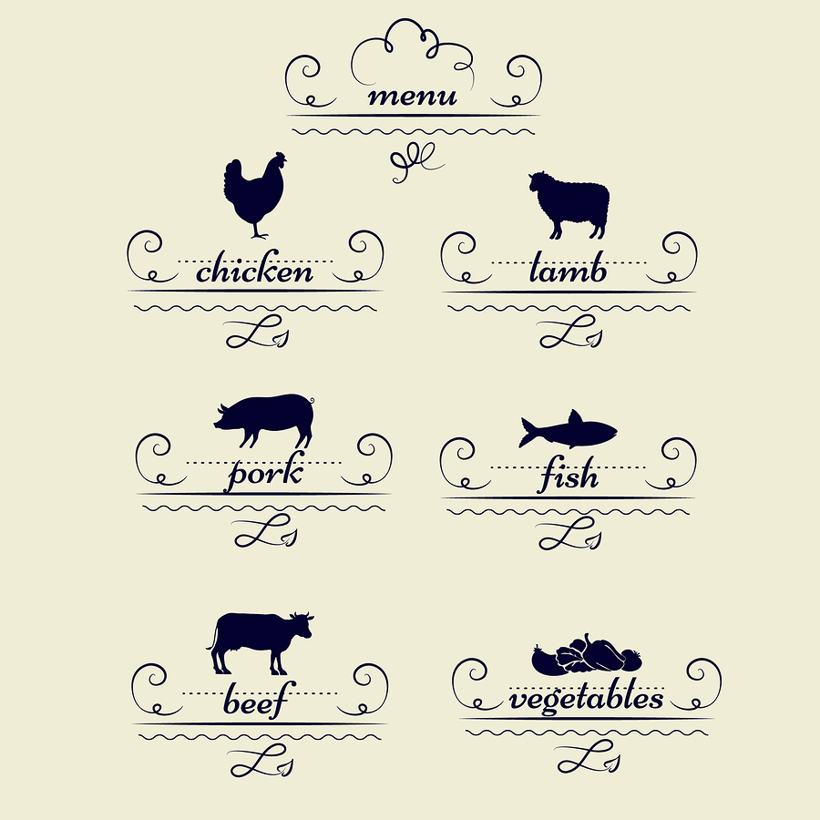  Retro vintage style menu icons |  mashabr  