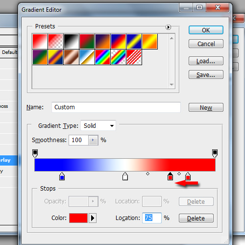  Working Inside the Gradient Editor 