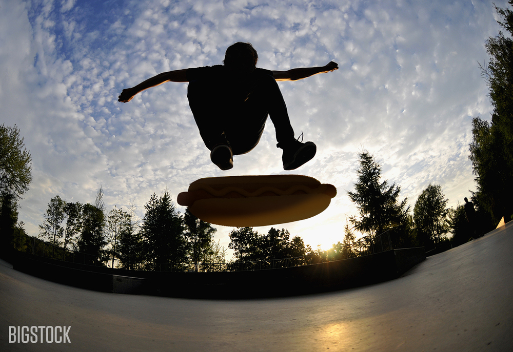  A Bun Track Mind: Loving the Hot - skateboarder 