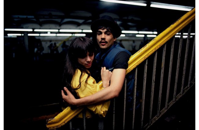   Untitled, (Couple on the Platform) from Subway, 1980 -- Bruce Davidson  