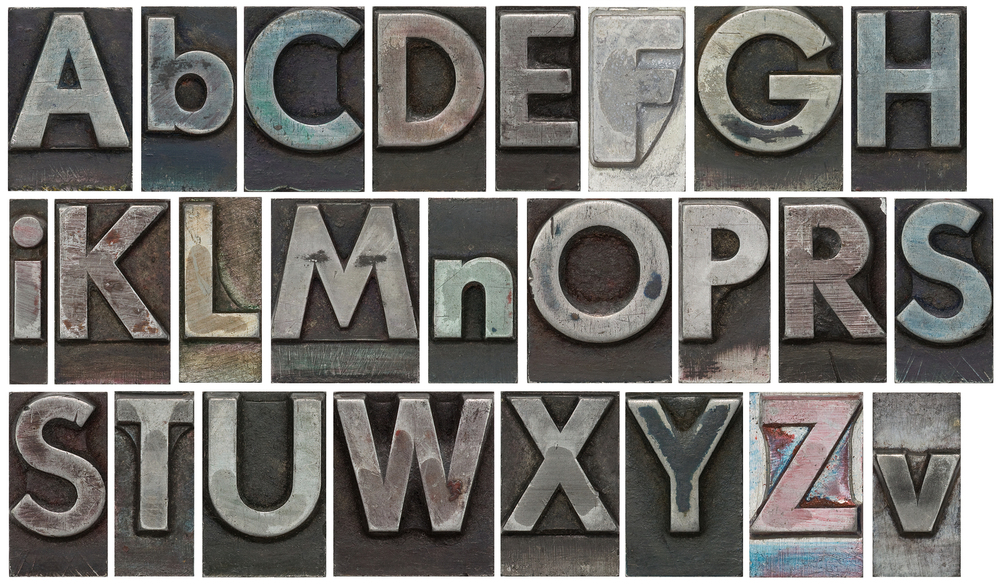  alphabet typography 