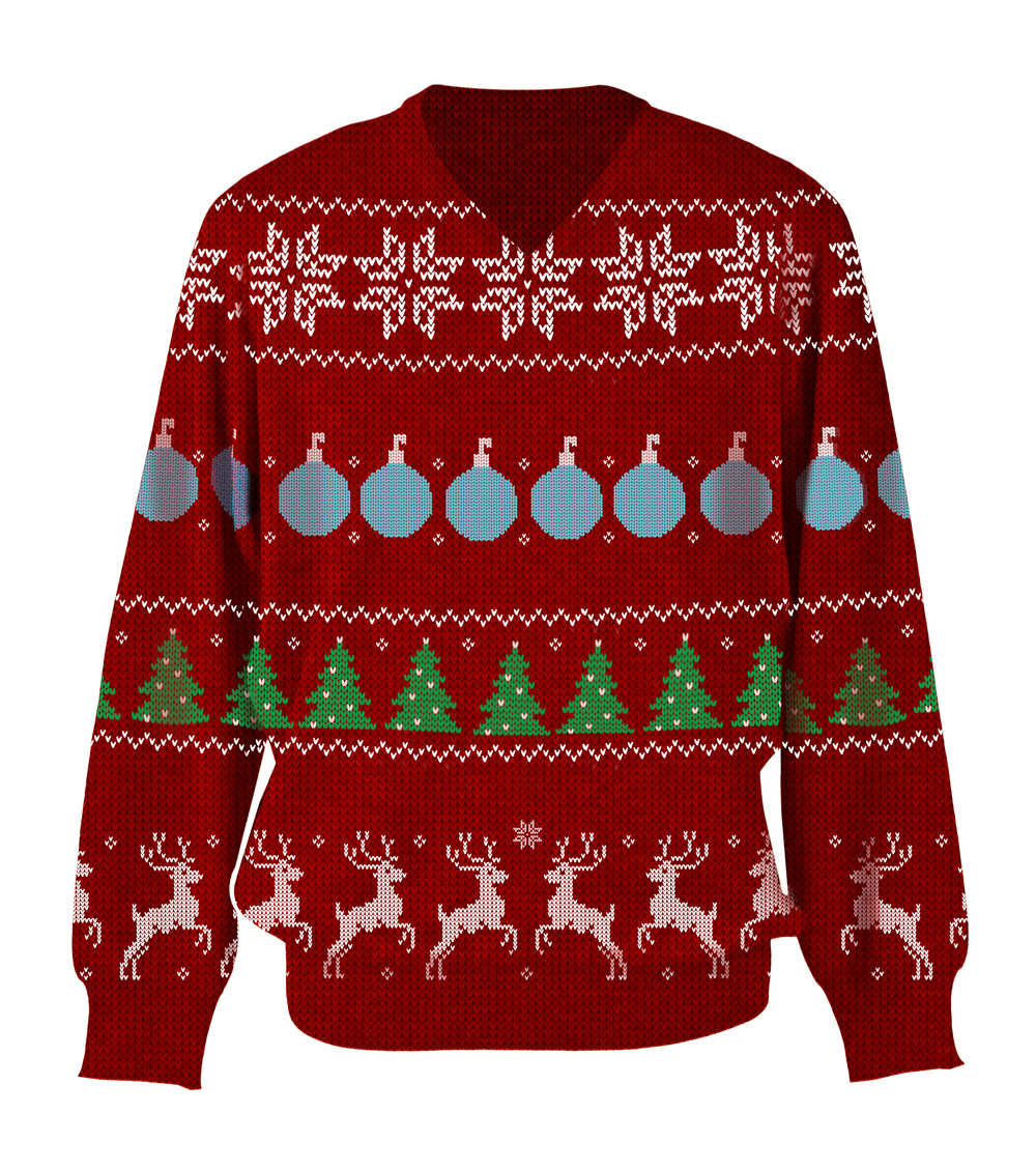  Christmas sweater built using Bigstock images. 