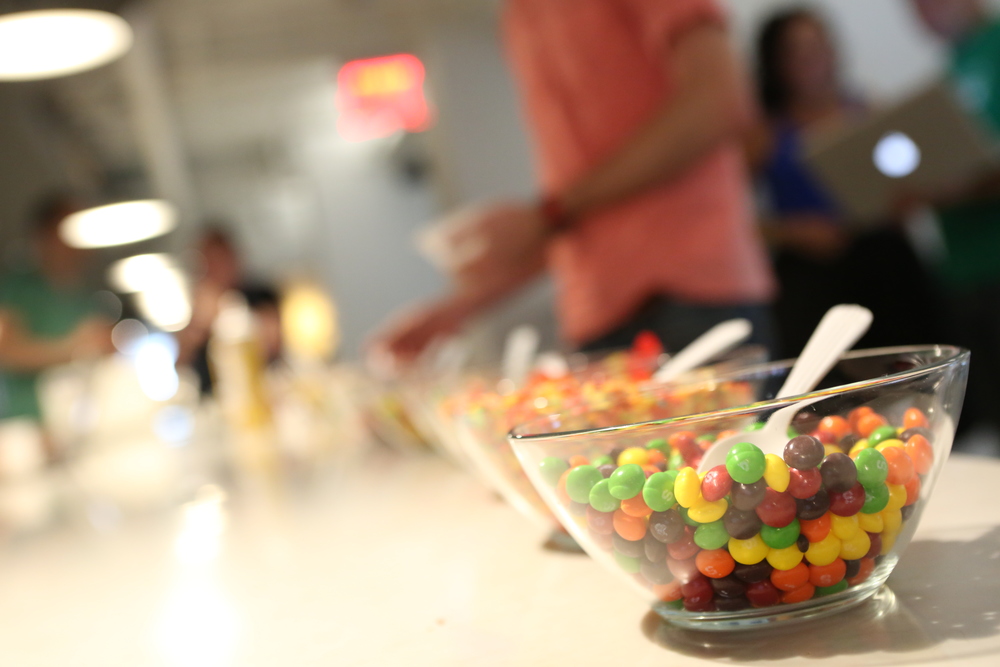   Skittles on ice cream? Yep.  Image: Alex Rodrigues 