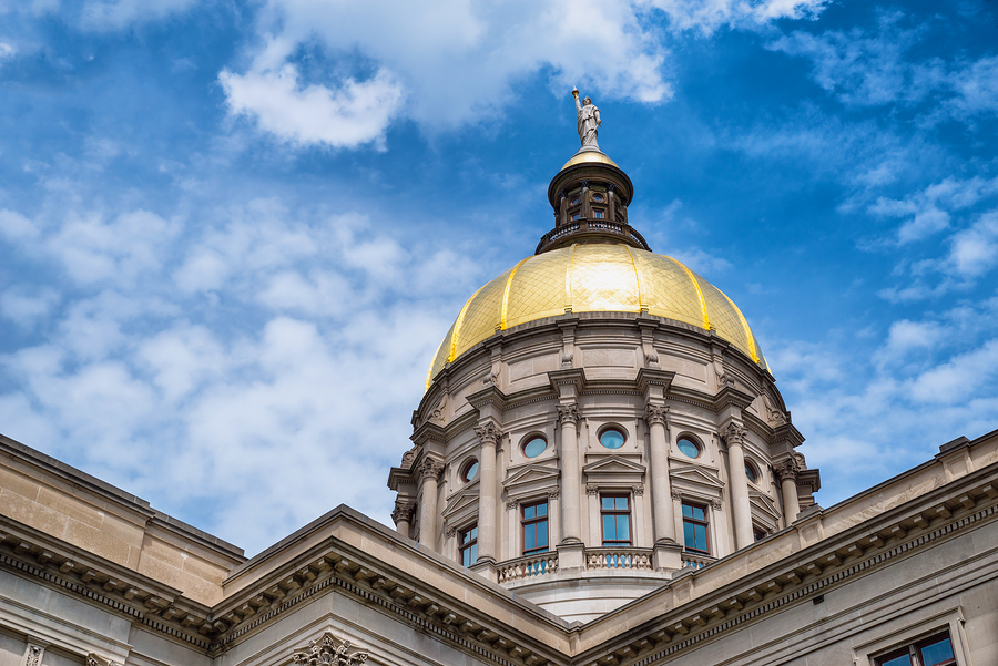   Gold Dome of Georgia Capitol  by  Rob Hainer  