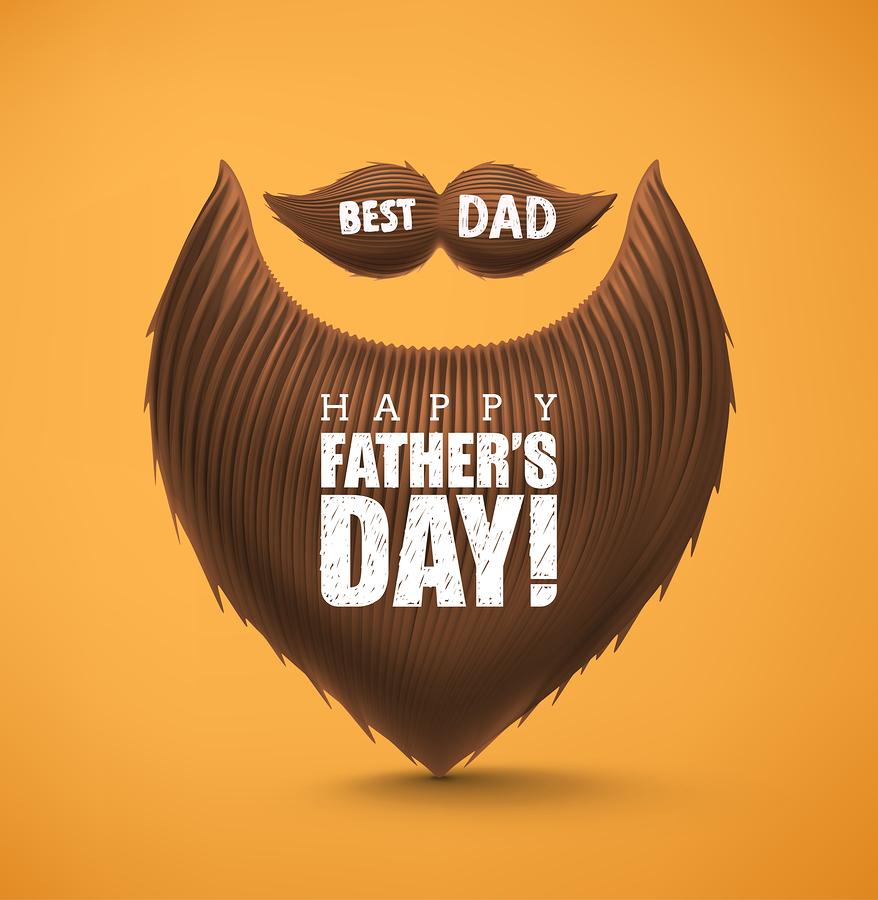  Father's Day beard illustration from  _Lonely_  